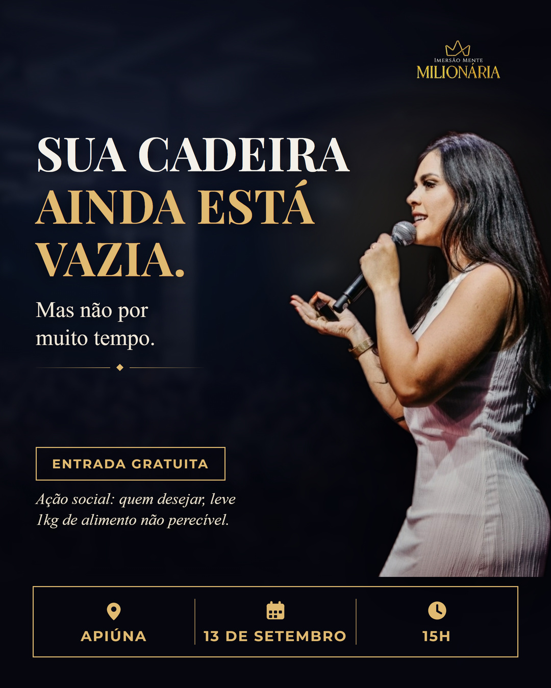 Sua cadeira ainda está vazia — Apiúna