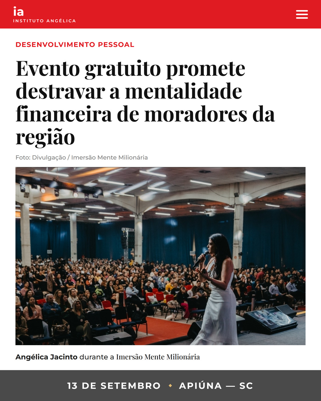Notícia &middot; portal — Apiúna