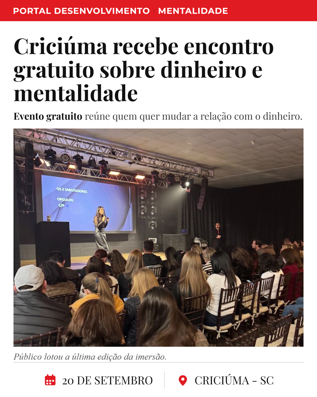 Jornal clássico &middot; foto nova — Criciúma