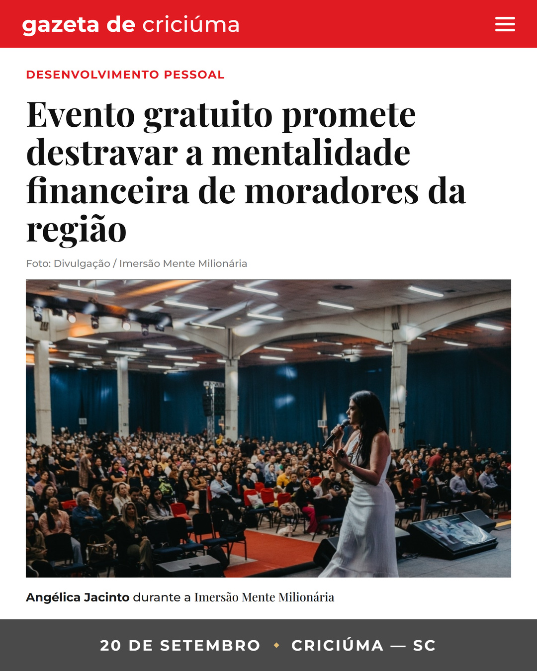 Notícia — Criciúma