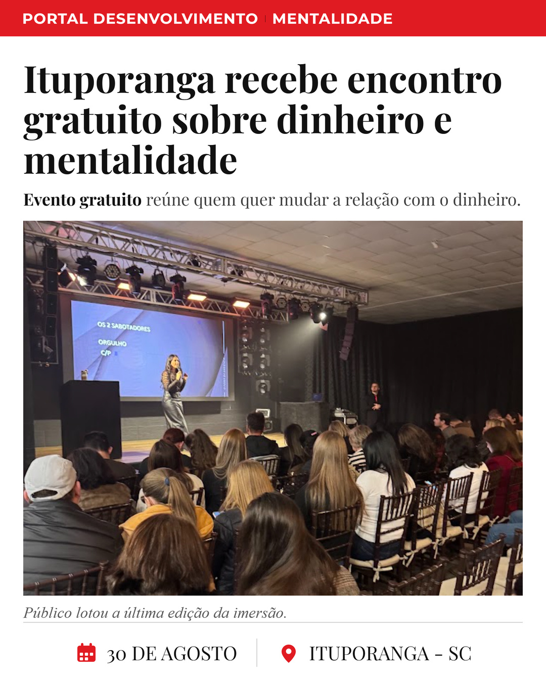 Jornal clássico &middot; foto nova — Ituporanga