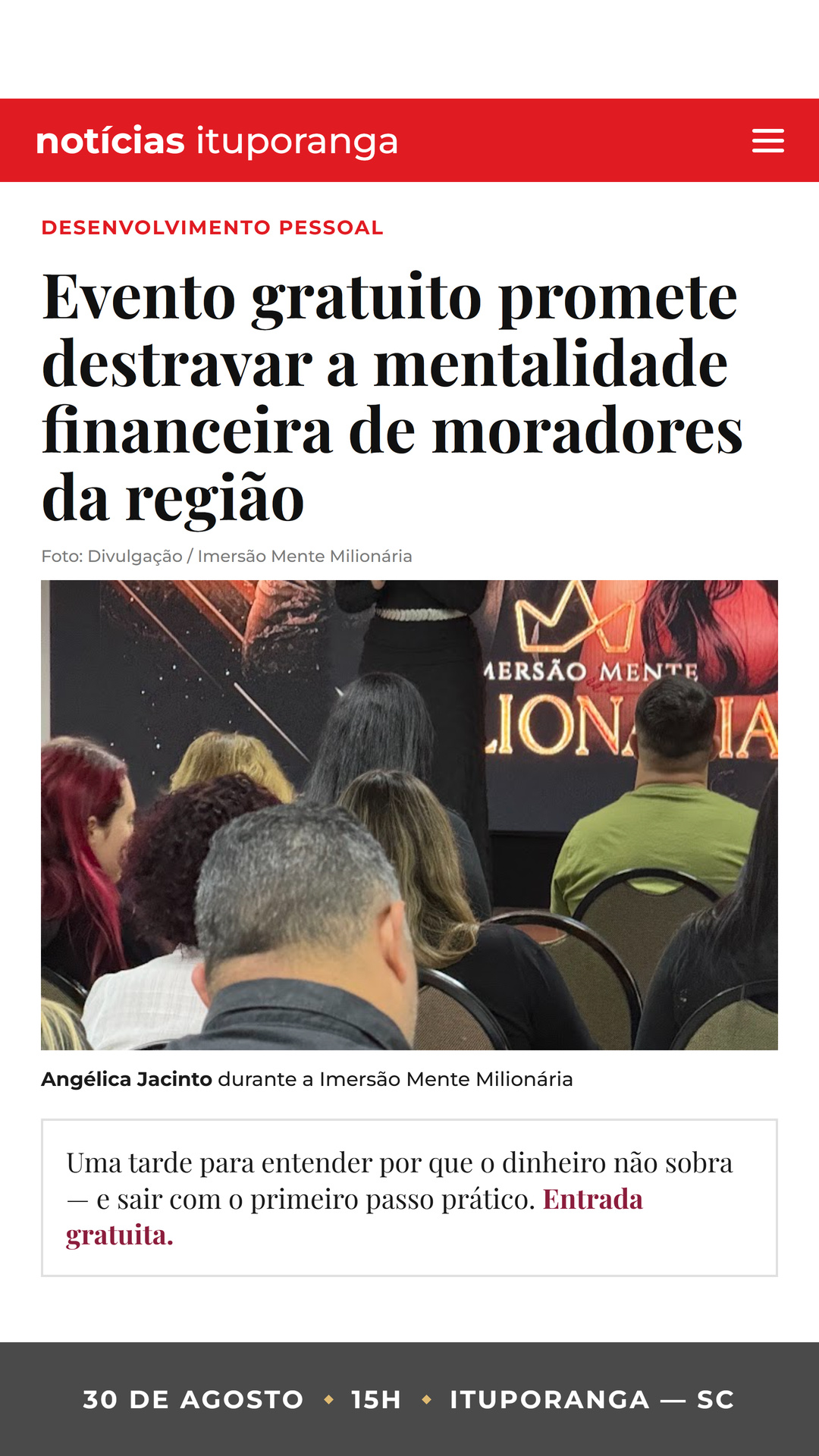 Notícia — Ituporanga