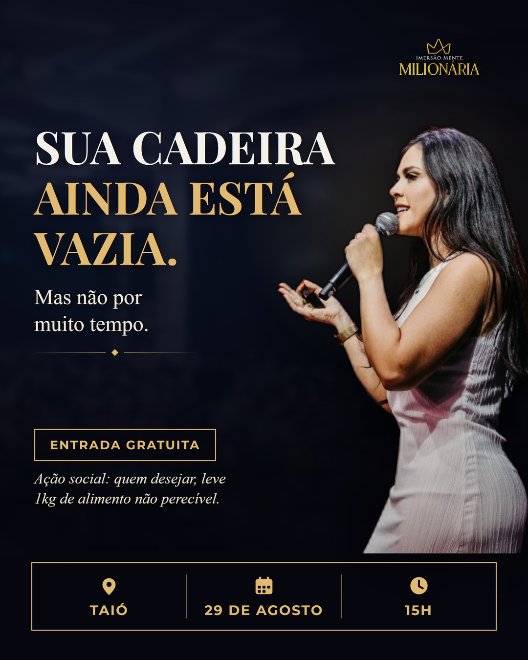 Sua cadeira ainda está vazia — Taió