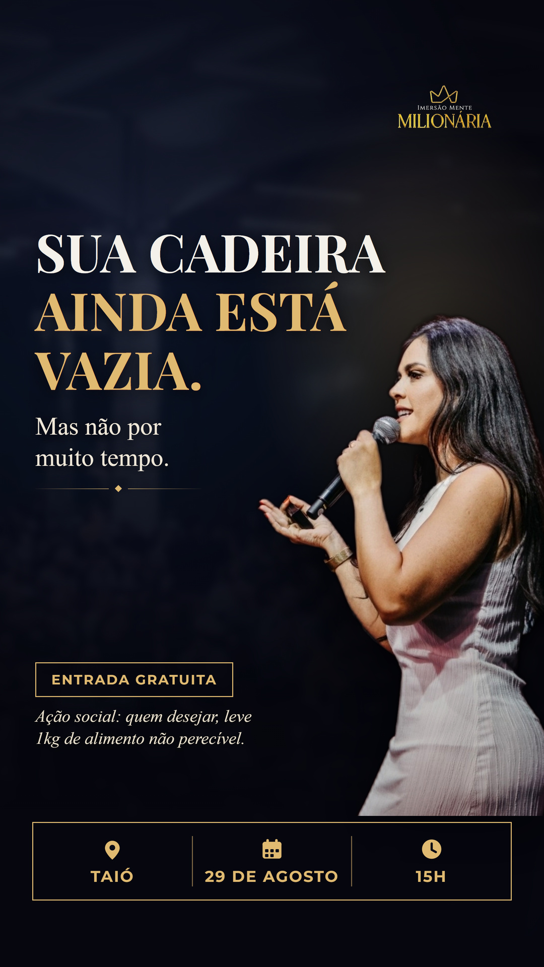 Sua cadeira ainda está vazia — Taió