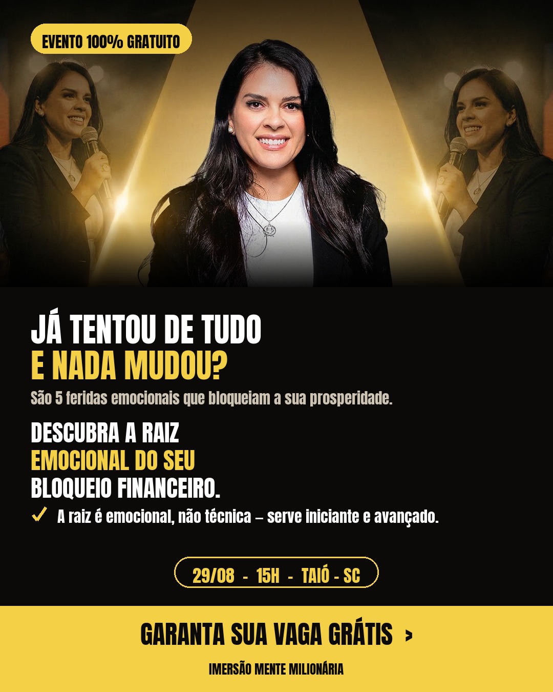 As 5 feridas — Taió