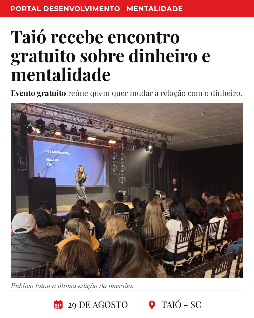 Jornal clássico &middot; foto nova — Taió