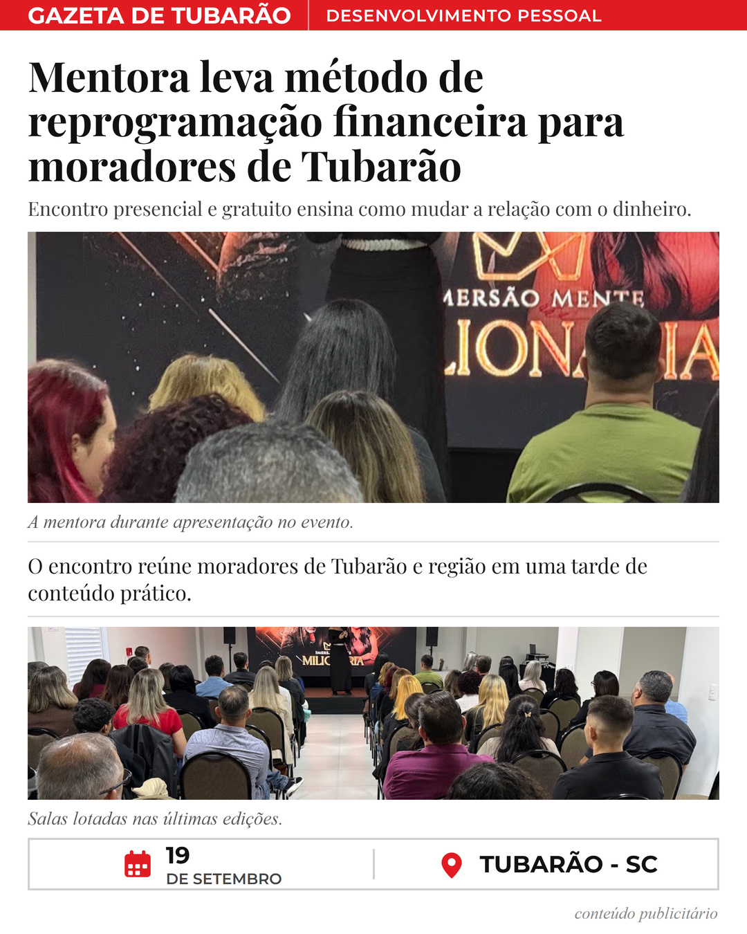 Matéria longa &middot; fotos novas — Tubarão