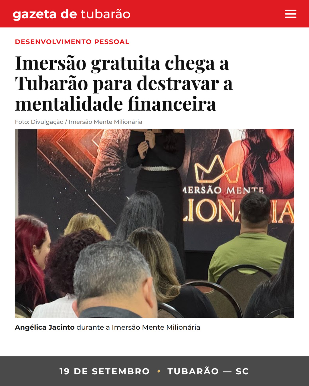 Notícia &middot; foto nova — Tubarão
